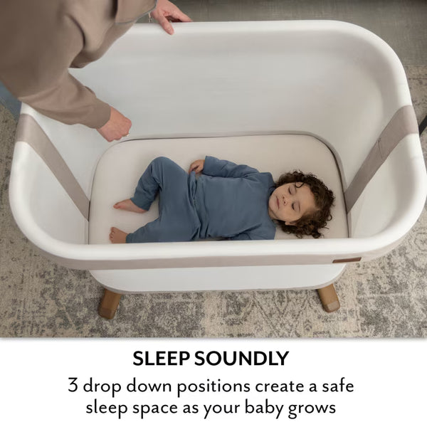 Evenflo Cora Adjustable Baby Bassinet with SensorySoothe Technology