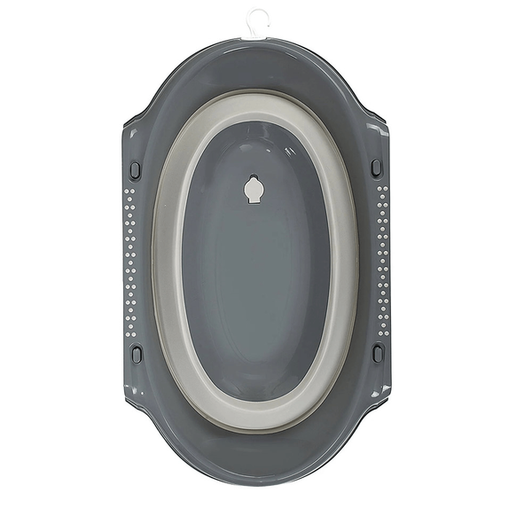 Babyjem 599 Foldable Tub Anthracite Space-Saving Bathtub