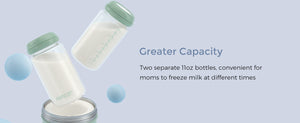 Momcozy Natural Baby Bottle, Wide-Neck, BPA Free Breast Milk Container