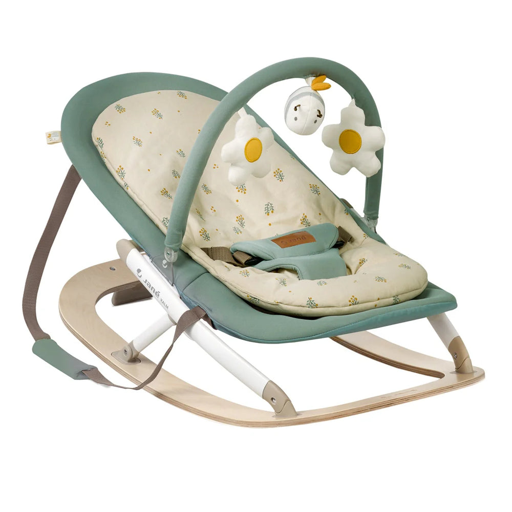 Jane Kalm Wooden Baby Bouncer Hammock Foldable Ergonomic Natural Design