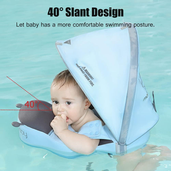 Mambobaby Baby Waist Float with Canopy  - Ladybird