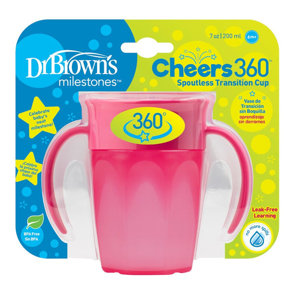 Dr. Brown's Smooth Wallcheers Cup 200 Ml Blue Sippy Cup