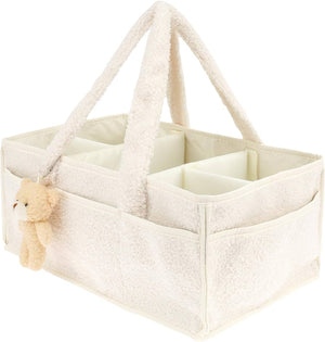 Little Baby Diaper Caddy Basket - Teddy