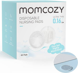 Momcozy Ultra-Thin Disposable Nursing Pads, Ultra-Absorbent and Breathable.