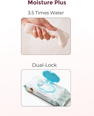 Momcozy Baby Wipes 99% Water Based, Unscented & Hypoallergenic