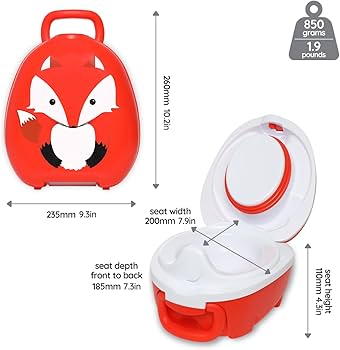 my carry potty travel potty fox