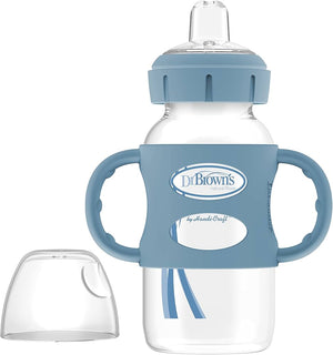 Dr. Brown’s Sippy Spout Bottle 270ml Blue With Handles