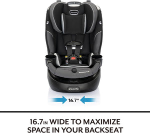 Evenflo® Revolve360™ Slim 2-in-1 Rotational Car Seat Canton Black
