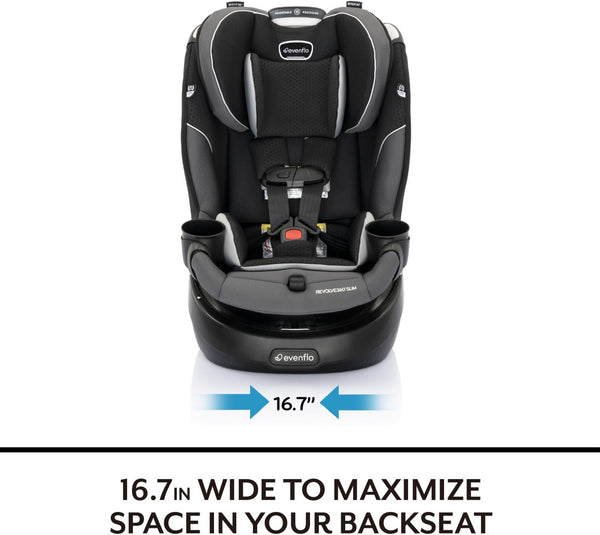 Evenflo® Revolve360™ Slim 2-in-1 Rotational Car Seat Canton Black