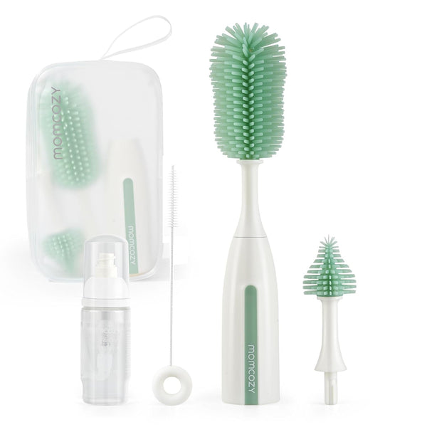Momcozy Innovative Push-Press Design Bottle Brush Kit