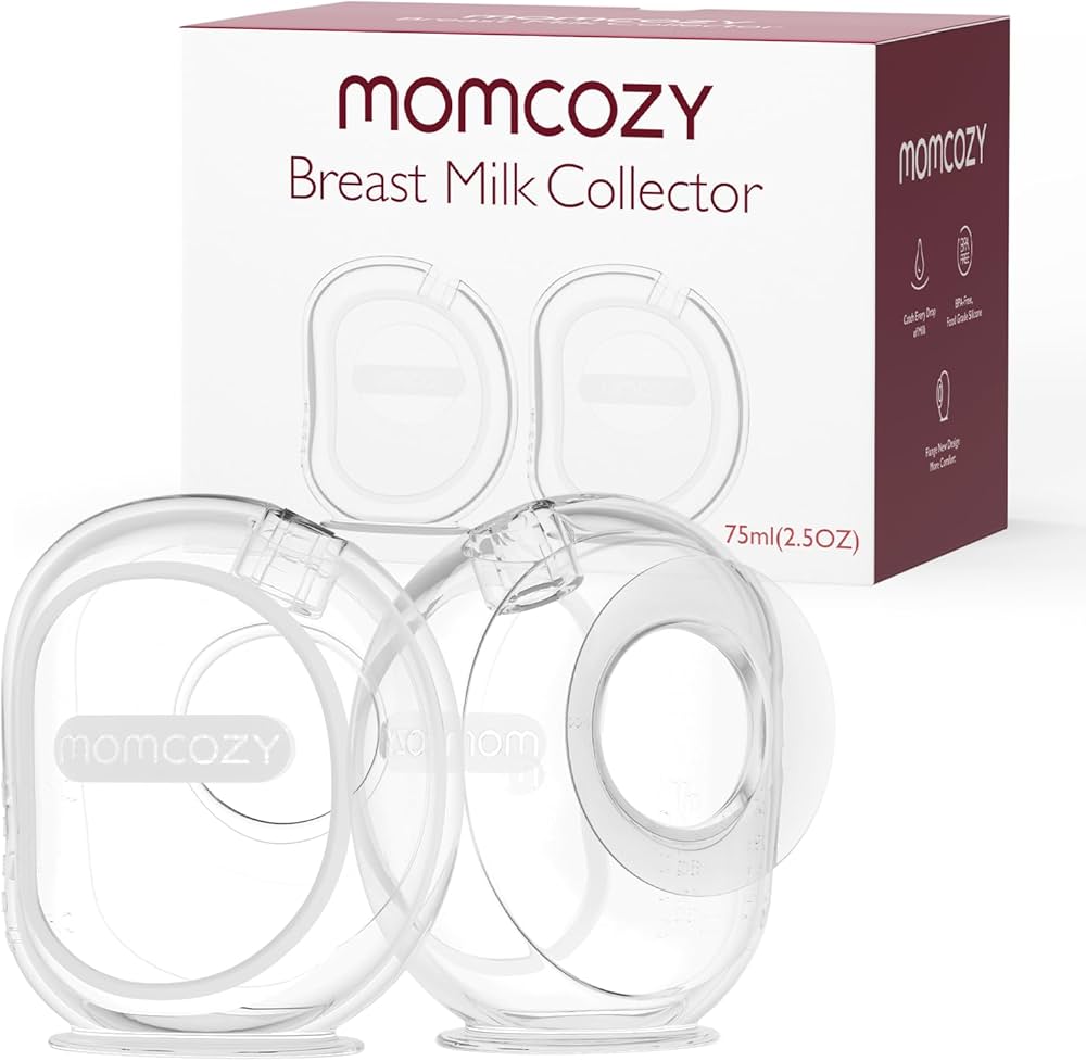 Momcozy Reusable Milk Collector For Breastmilk-Double