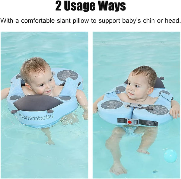 Mambobaby Baby Waist Float with Canopy  - Ladybird