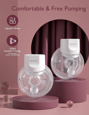 Momcozy S12 Pro Wearable Breast Pump - Hospital Grade Hands-Free Electric Pump
