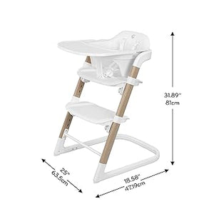 Evenflo rightseat multistage high chair sea salt white