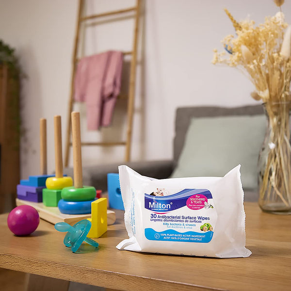 Milton Antibacterial Surface Wipes 30 Pack