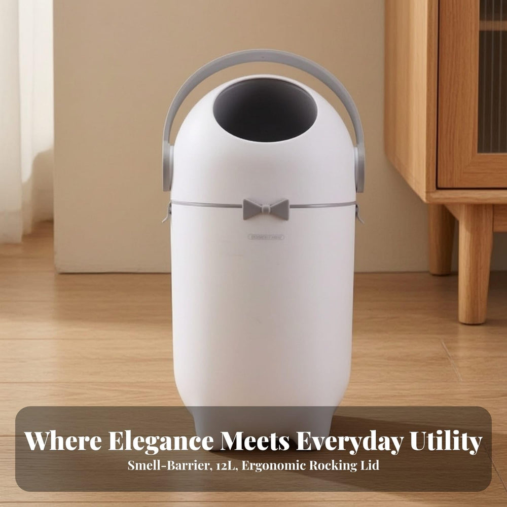 Purebaby Diaper Pail –  Odor-Control Diaper Bin