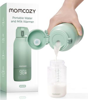 Momcozy Portable Bottle Warmer for Breast Milk & Formula – 17 oz Rechargeable Baby Bottle Warmer