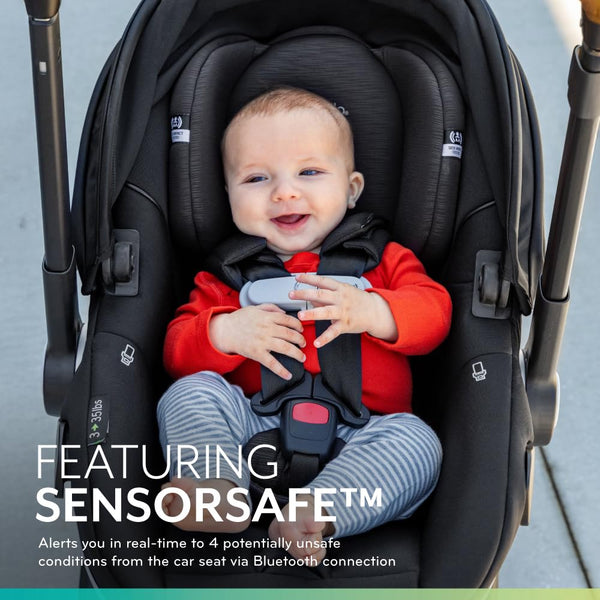 Evenflo® Shyft™ DualRide™ Infant Car Seat - Stroller Combo with Carryall Storage Champagne