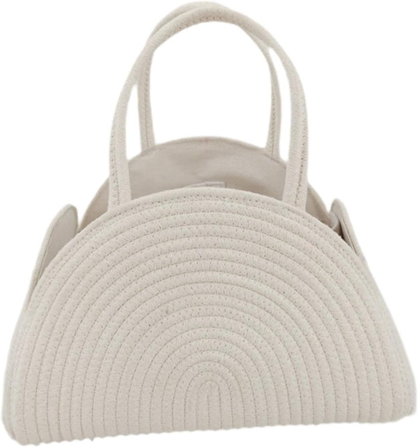 Little Baby Diaper Caddy Basket - Rainbow Beige