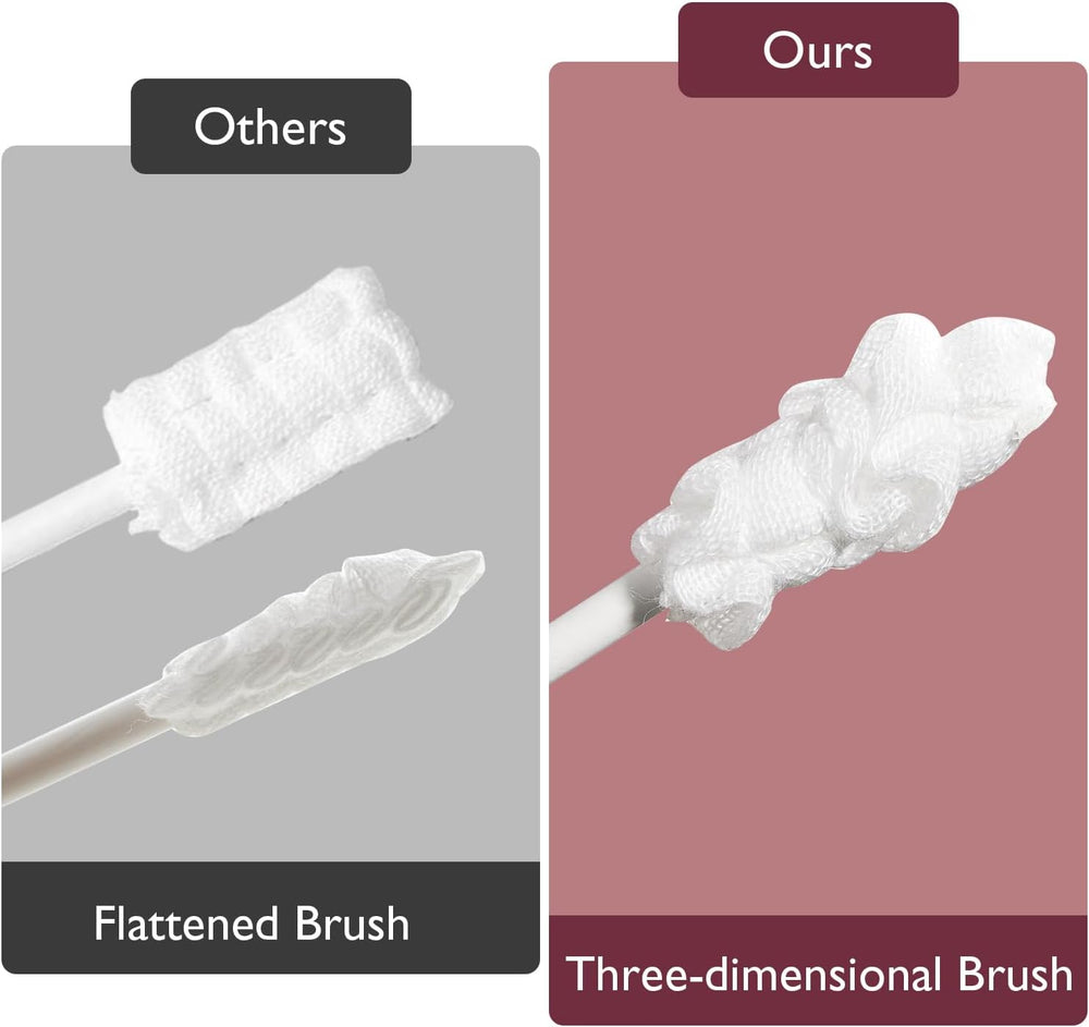Momcozy Baby Tongue Cleaner & Oral Cleaner – 40 Disposable Baby Toothbrushes