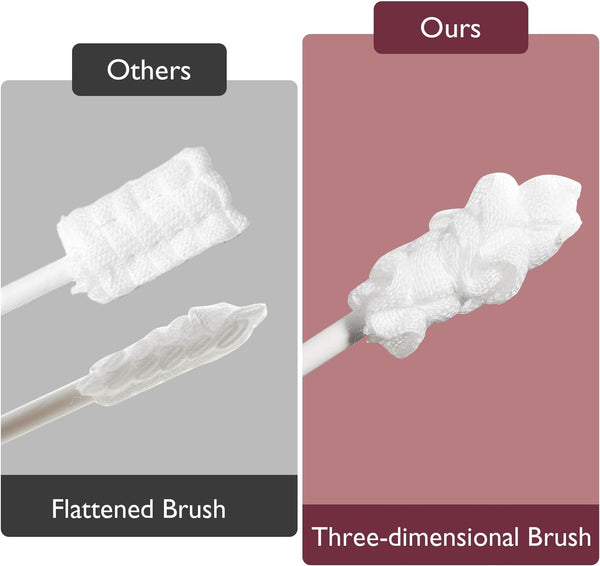 Momcozy Baby Tongue Cleaner & Oral Cleaner – 40 Disposable Baby Toothbrushes