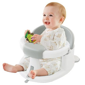 Little Baby Baby Bath Seat for Babies Non-Slip Infant Bathtub Chair with Suction Cups