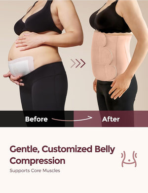 Momcozy Ergowrap Postpartum Abdominal Belt – 3D Compression &amp; Back Suppor