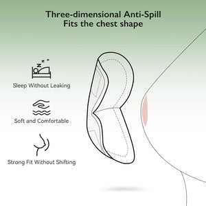 Momcozy Bamboo Fiber Disposable Nursing Pads, 100% Natural Materials