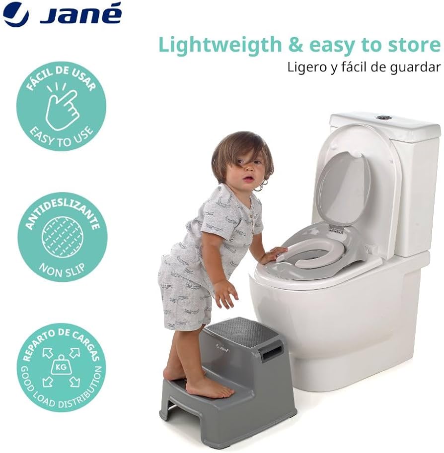 Jane Two-Step Kids Stool – Dim Grey