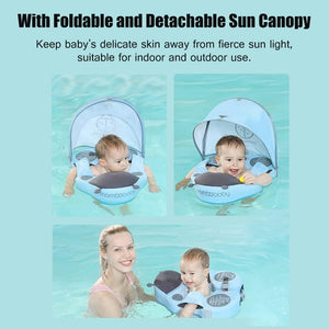 Mambobaby Baby Waist Float with Canopy  - Ladybird