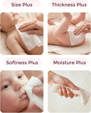 Momcozy Baby Wipes 99% Water Based, Unscented & Hypoallergenic