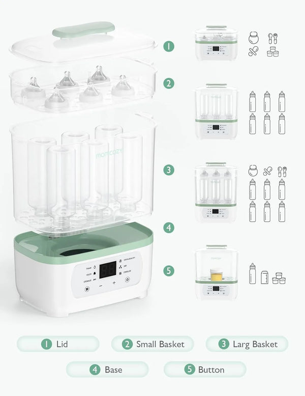 Momcozy Bottle 8 in 1 Sterilizer and Dryer