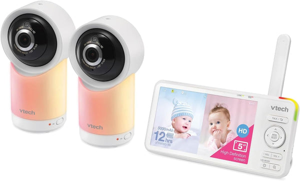 Vtech RM5766 5-Inch Smart Wi-Fi Pan Tilt Baby Monitor