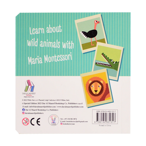 My First Book Of Wild Animals Montessori