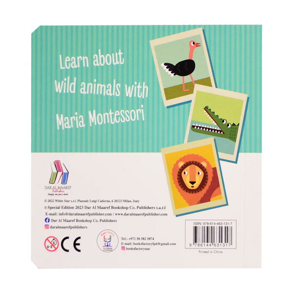 My First Book Of Wild Animals Montessori
