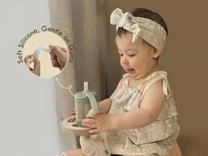 Moonkie Silicone Training Cup with Straw