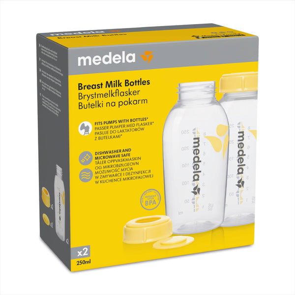 Medela Breast Milk Bottles 250ml 2-Pack Pump Accessory