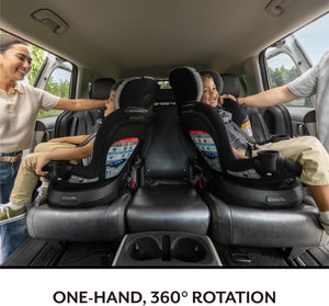 Evenflo® Revolve360™ Slim 2-in-1 Rotational Car Seat Canton Black