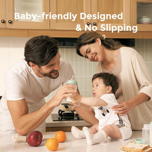 Momcozy Natural Baby Bottle, Wide-Neck, BPA Free Breast Milk Container