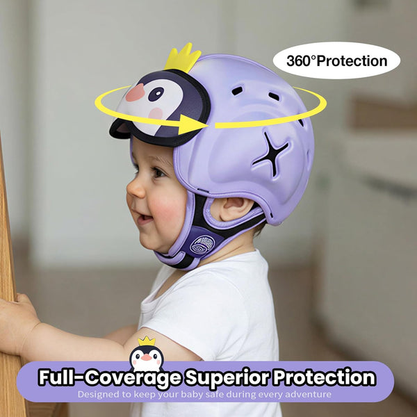 Mambobaby Baby Safety Helmet for Crawling & Walking - Penguin