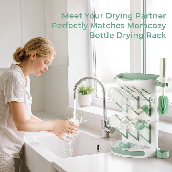 Momcozy Innovative Push-Press Design Bottle Brush Kit