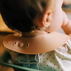 Moonkie Silicone Baby Bibs – Waterproof, BPA-Free Feeding Bibs (2-Pack)