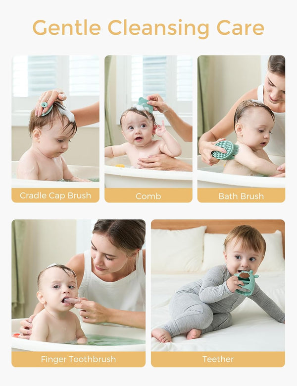 Momcozy Elite Baby Healthcare & Grooming Kit – 10pc All-in-1 Newborn Essentials Gift Set