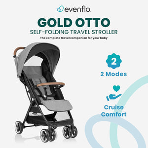 Evenflo® Gold Otto™ Self-Folding Stroller Moonstone Gray