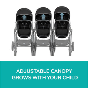 Evenflo® Pivot Xpand™ Modular Travel System with LiteMax™ Infant Car Seat – Ayrshire Black
