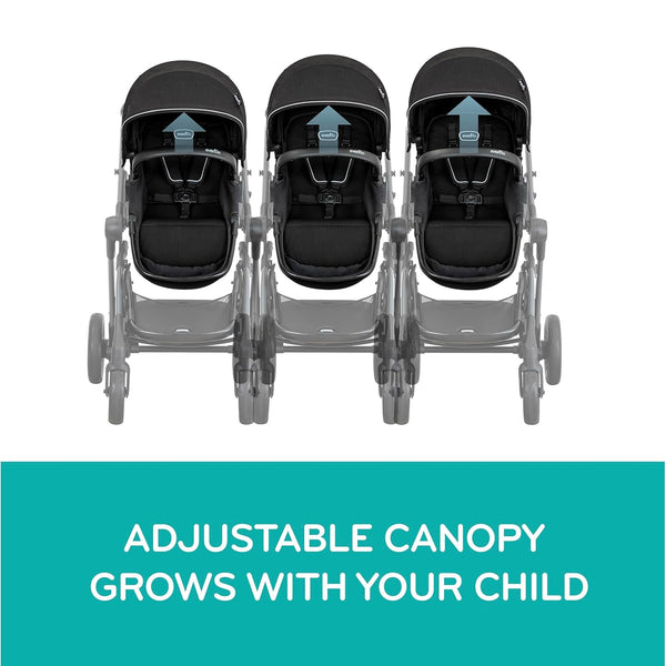 Evenflo® Pivot Xpand™ Modular Travel System with LiteMax™ Infant Car Seat – Ayrshire Black