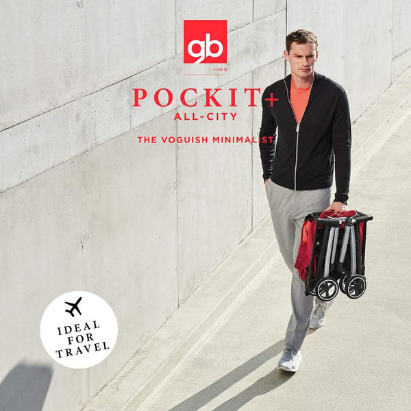 Gb Travel Lightweight stroller Pockit+ All-City Fashion Edition, From 6 Months to Approx. , Velvet Black