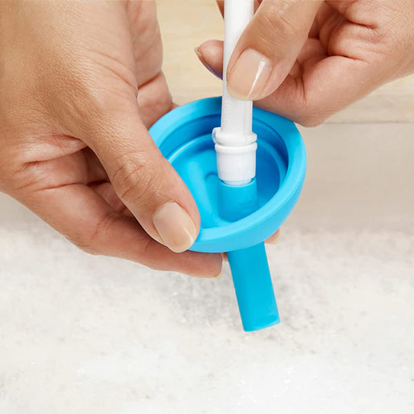 Munchkin 10oz Simple Clean Straw Cup Blue Spill-Proof