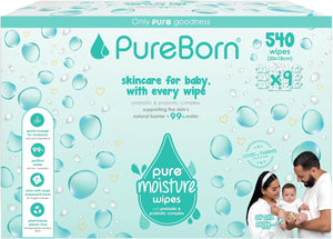 Pureborn Moisture Water Wipes