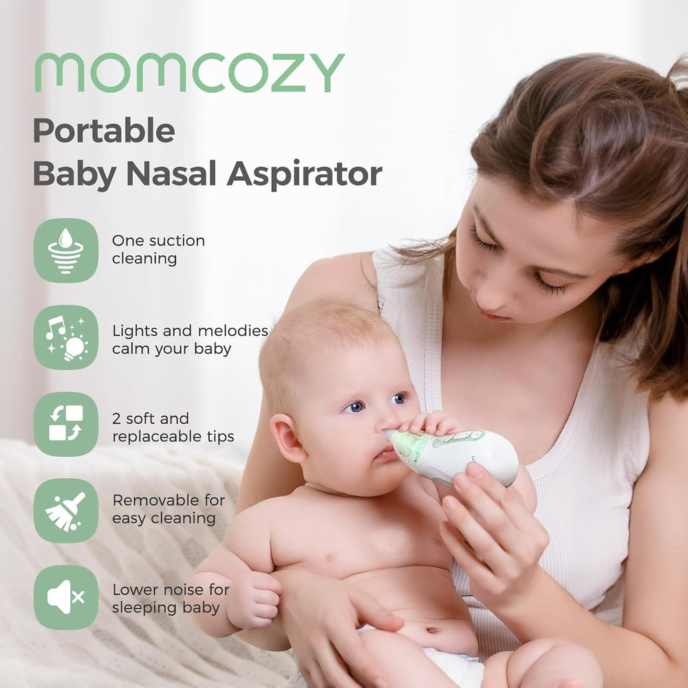 Momcozy Baby Nasal Aspirator – Gentle, Powerful, and Portable